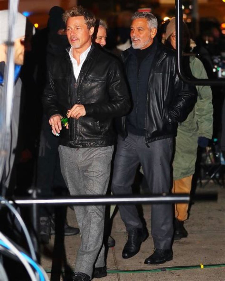 Brad Pitt & George Clooney Reunite To Film ‘Wolves’ Movie: Photos – Hollywood Life