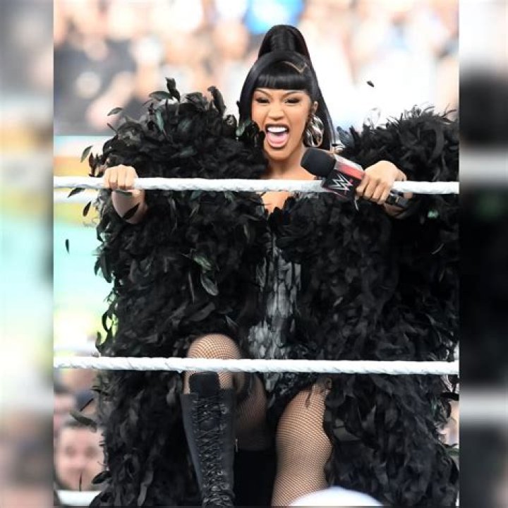 Cardi B Stuns in Black Corset Bodysuit for Surprise Performance with Megan Thee Stallion & GloRilla in NYC
