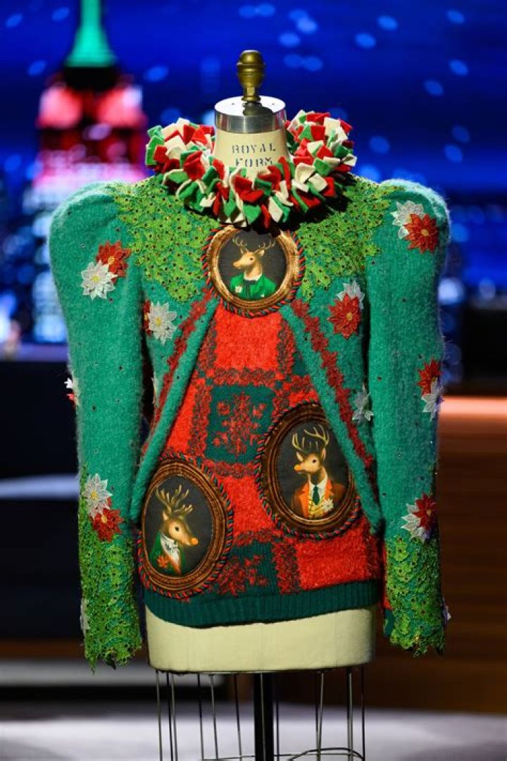 David Beckham Becomes An Honorary Spice Girl While Rocking The Best Ugly Christmas Sweater Ever