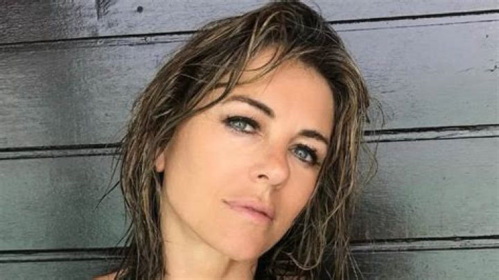 Elizabeth Hurley, 54, Appears Half Her Age In Stunning Snap Of Her In A Baby Blue Bikini