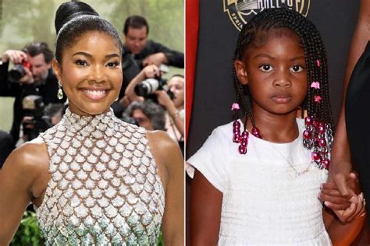 Gabrielle Union, 48, Rocks Sexy Plunging Swimsuit & Twins With Daughter Kaavia, 2, On The Beach