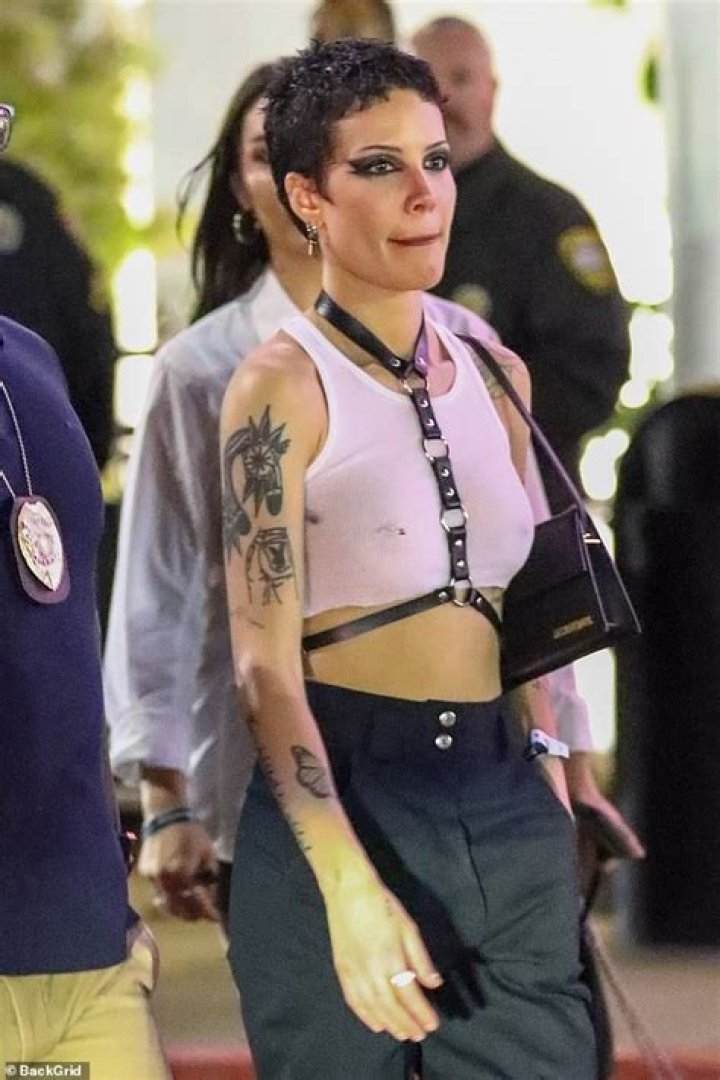 Halsey Shows Off Her Amazing Abs In A Teeny White Bikini & Fans Dub Her ‘Quarantine Bod’