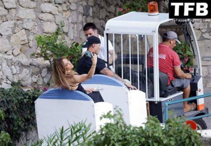 Jennifer Lopez Stuns In A Black Cutout Dress On A Boat During Sexy Photoshoot In Capri