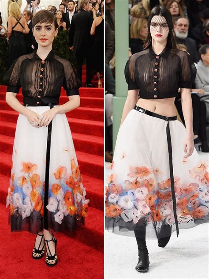 Kendall Jenner V. Lily Collins: Met Gala Showdown In Chanel