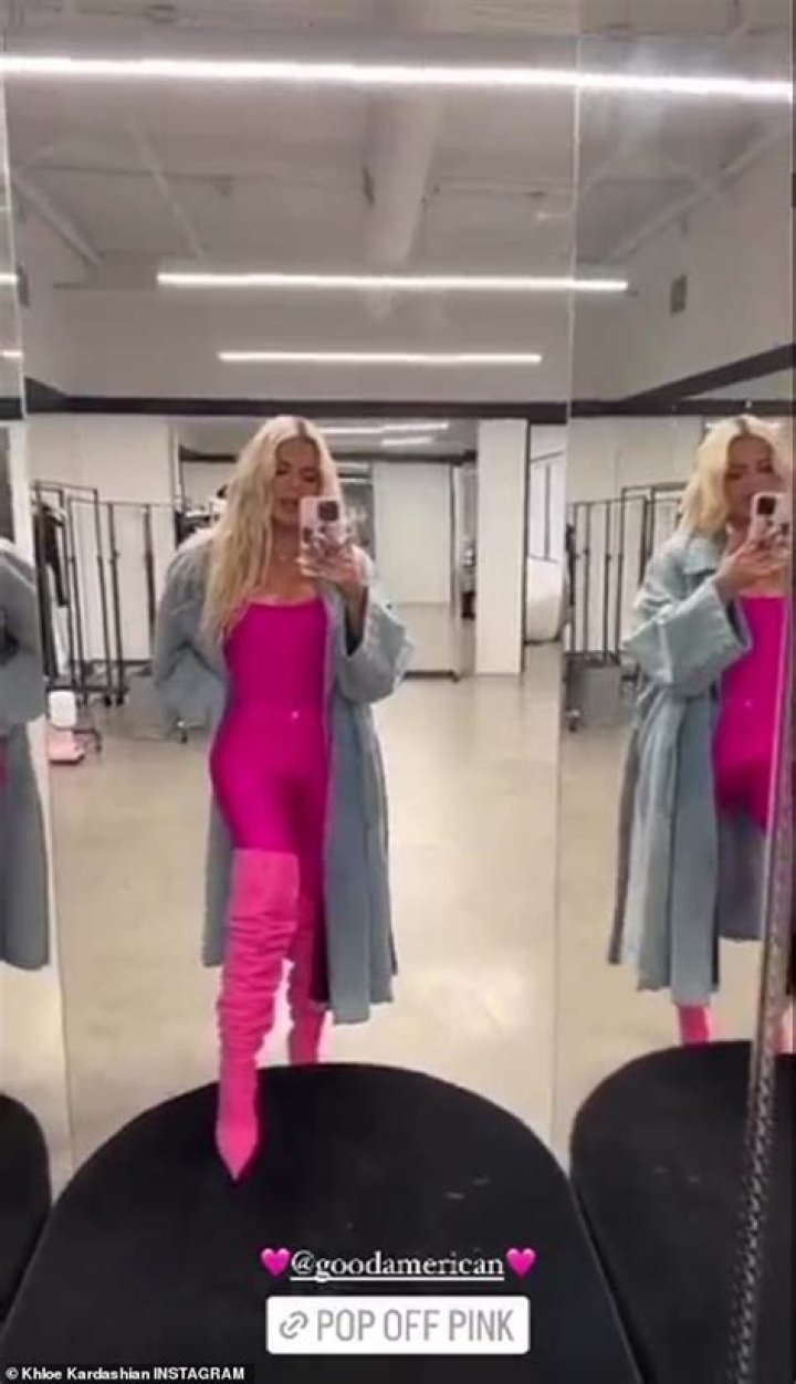 Khloe Kardashian Channels ‘Avatar’ In Skintight Blue Bodysuit For Night Out With Sisters — Pics
