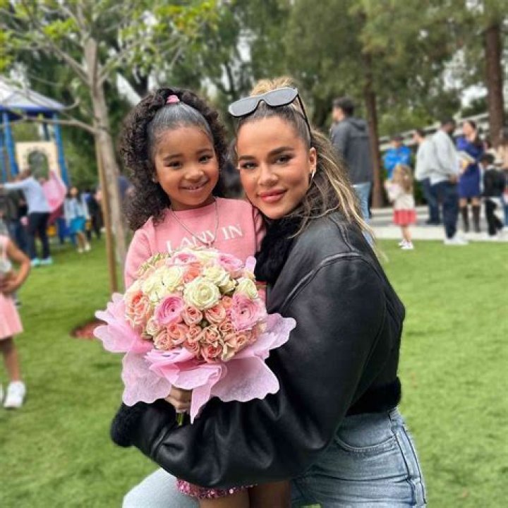 Khloe Kardashian Rocks Tight Black Bodysuit & Jeans As She Picks Up Daughter True, 3, From A Playdate