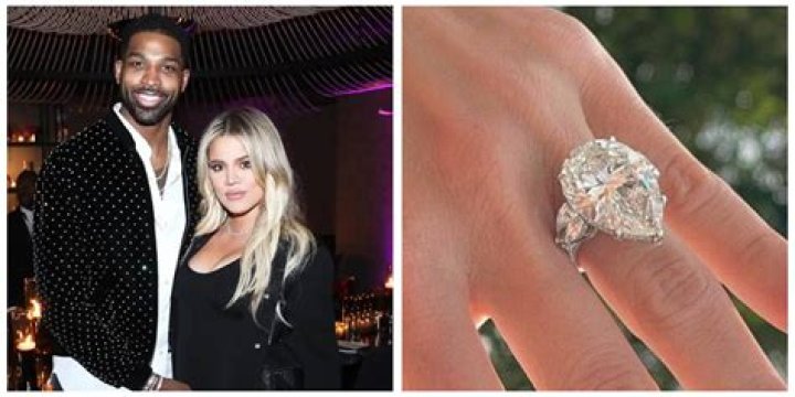 Khloe Kardashian Sparks Engagement Rumors With Tristan Thompson After Fans See ‘Huge Rock On Her Ring Finger’