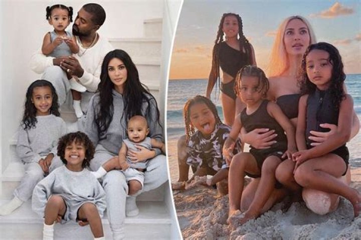 Kim Kardashian & Kids North, 6 & Chicago, 1, Step Out In Stylish Looks For Kanye West’s Album Listening Party 