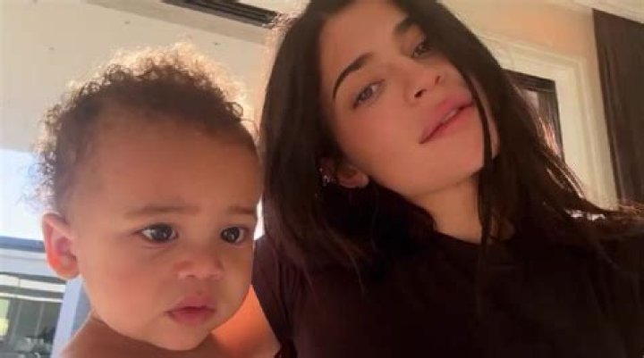 Kylie Jenner Shares Adorable New Photo Of Son Aire, 1, Wearing A Sushi Print Bib