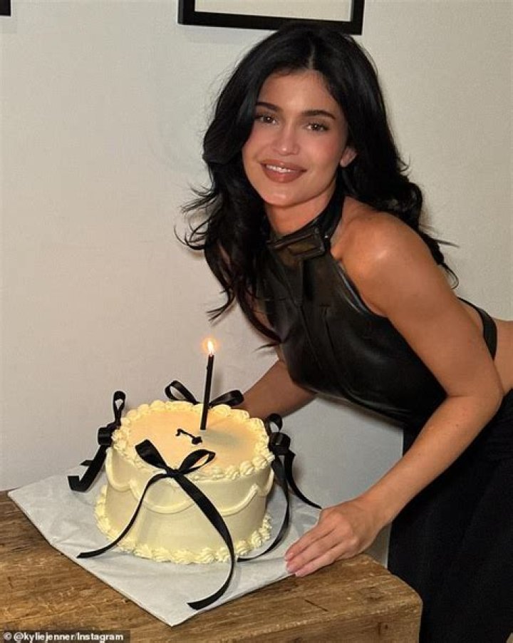 Kylie Jenner Sizzles In Black Mini With Mesh Cutouts For Malika & Khadijah’s 40th Birthday: Photos