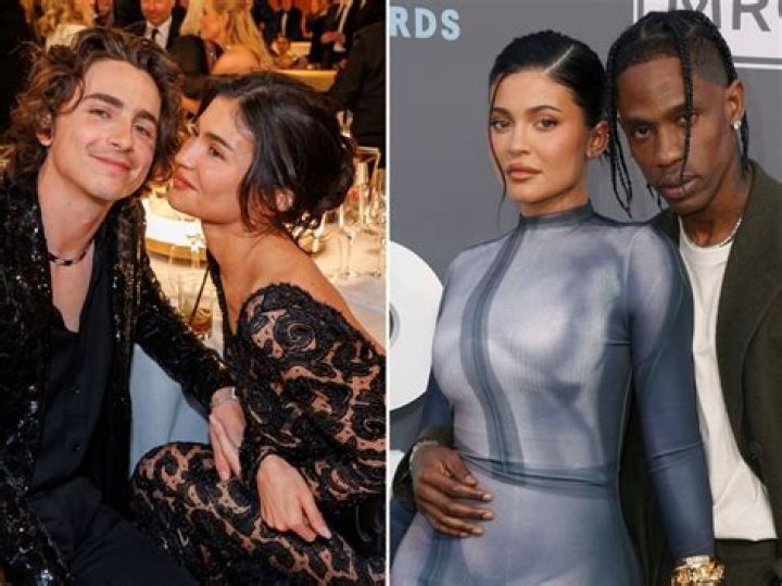 Kylie Jenner & Travis Scott Lean In For A Kiss During ‘Blessed’ Birthday Party: Photos