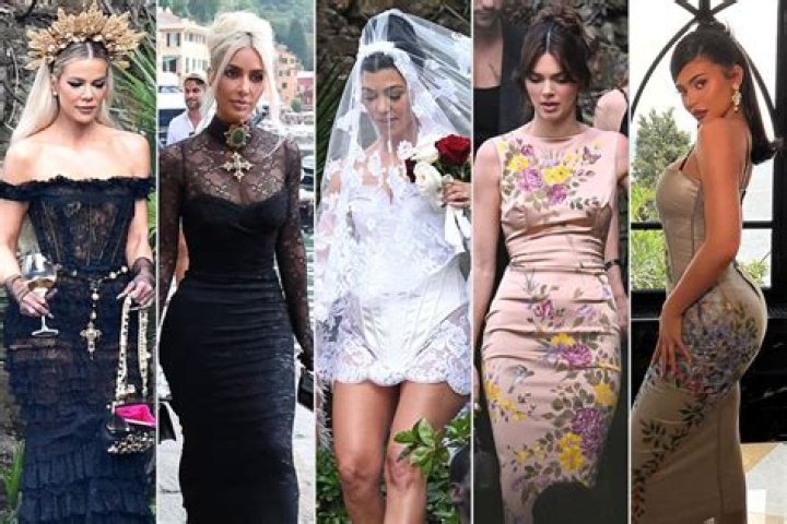 Kylie Jenner Wears Black D&G Dress In Italy Before Kourtney Kardashian’s Wedding