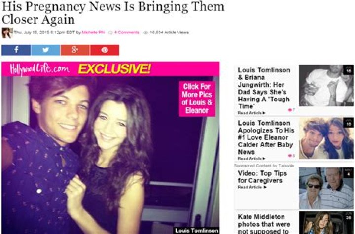 Louis Tomlinson & Eleanor Calder: His Pregnancy News Is Bringing Them Closer Again