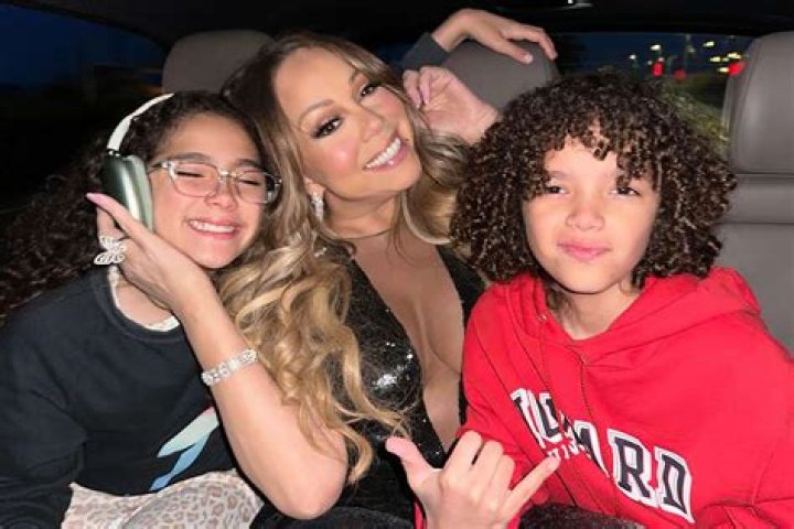 Mariah Carey Snuggles Up To Twins, 9, After Admitting Having Kids Took A Toll On Nick Cannon Marriage