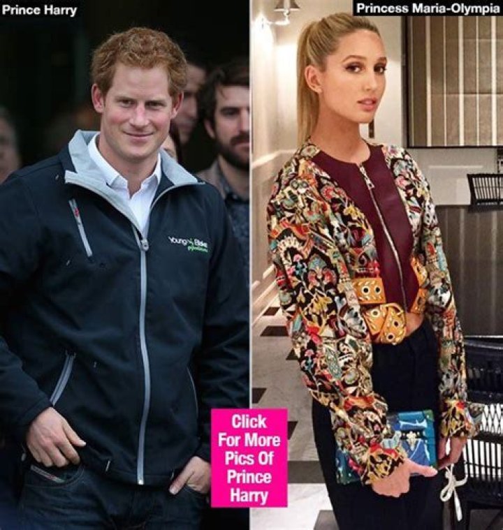 Prince Harry In Love With Gorgeous Greek Princess Maria-Olympia, 19 — Report