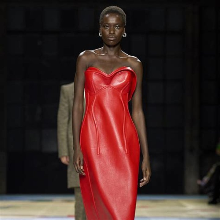 Red Dress New York Fashion Week Show — See Pics
