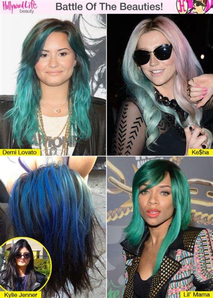 Stars With Blue Hair — Loving The Trend On Kylie Jenner & Demi Lovato? – Hollywood Life
