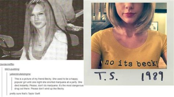 Taylor Swift’s ‘No Its Becky’ Shirt — Singer Pokes Fun At Meme In Tumblr Post – Hollywood Life