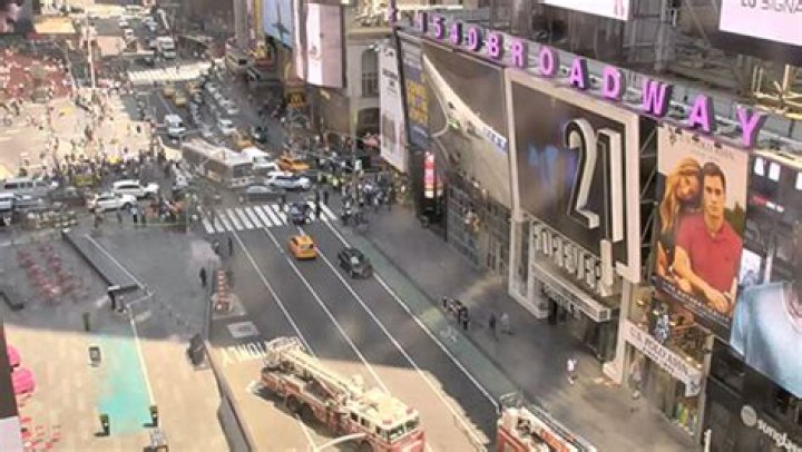 Times Square Car Crash — PICS