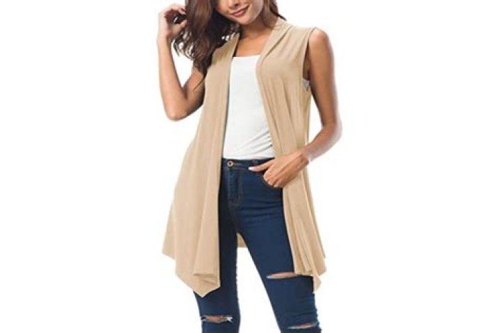 Top Draped Open Front Cardigan Vest in 2024 – Hollywood Life Reviews – Hollywood Life